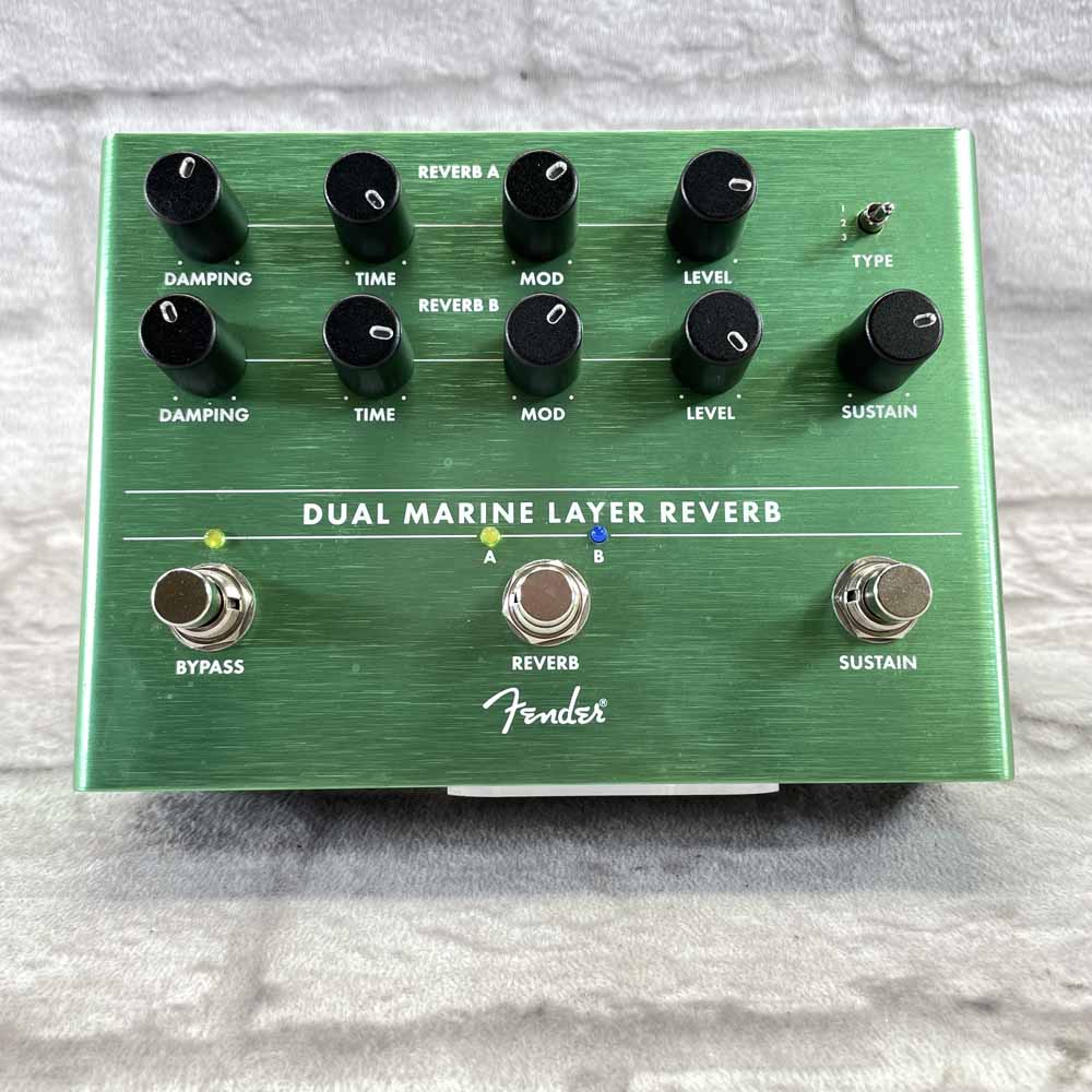 pedal fender reverb Fender Dual Marine Layer Reverb Pedal
