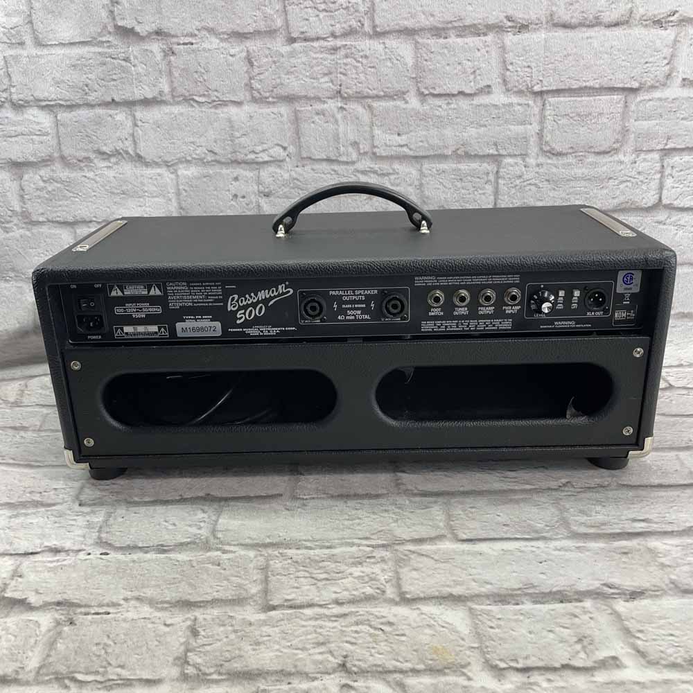 Used:  Fender Bassman 500 Amp Head