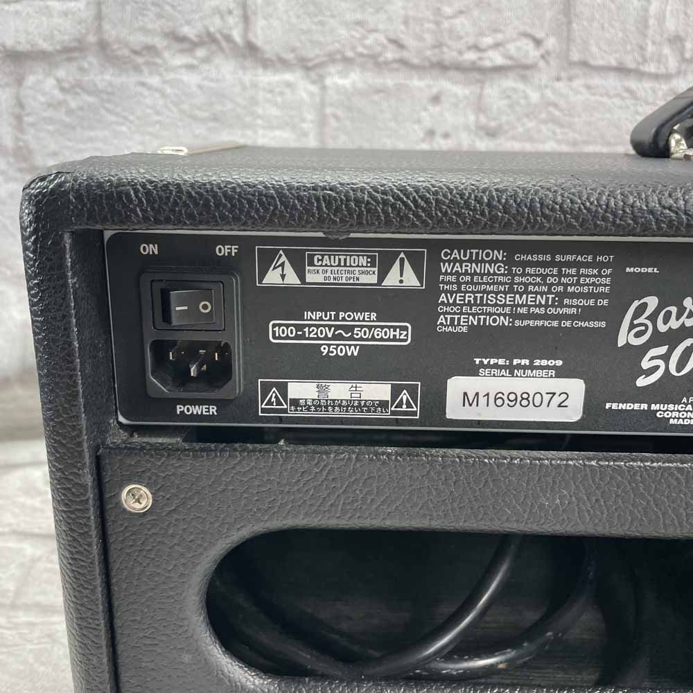 Used:  Fender Bassman 500 Amp Head