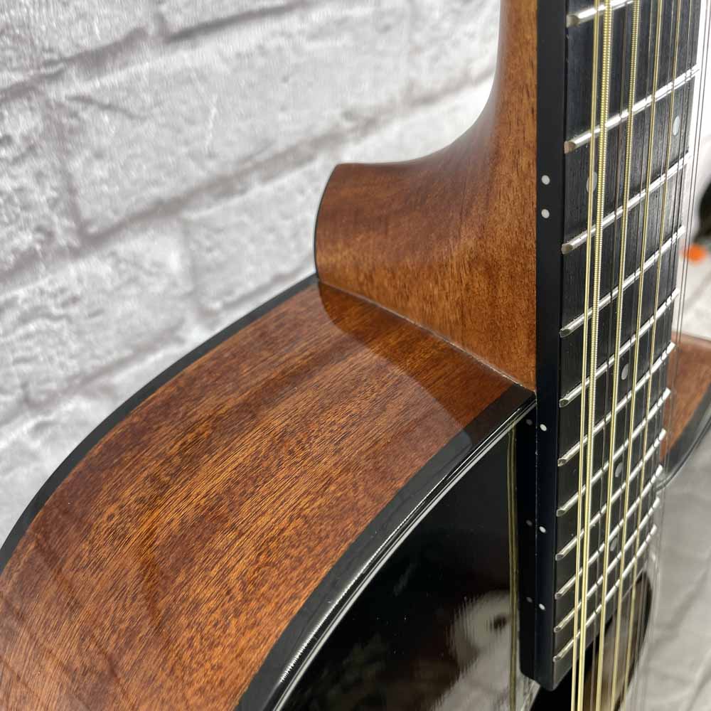 Used:  Ibanez AEG5012-DVH 12 String Acoustic Guitar - Dark Violin Sunburst