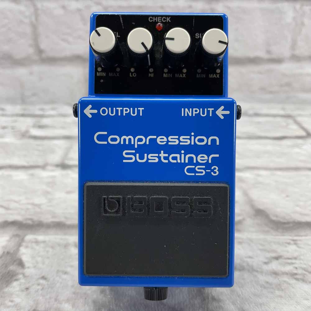 Used:  Boss CS-3 Compression Sustainer Pedal
