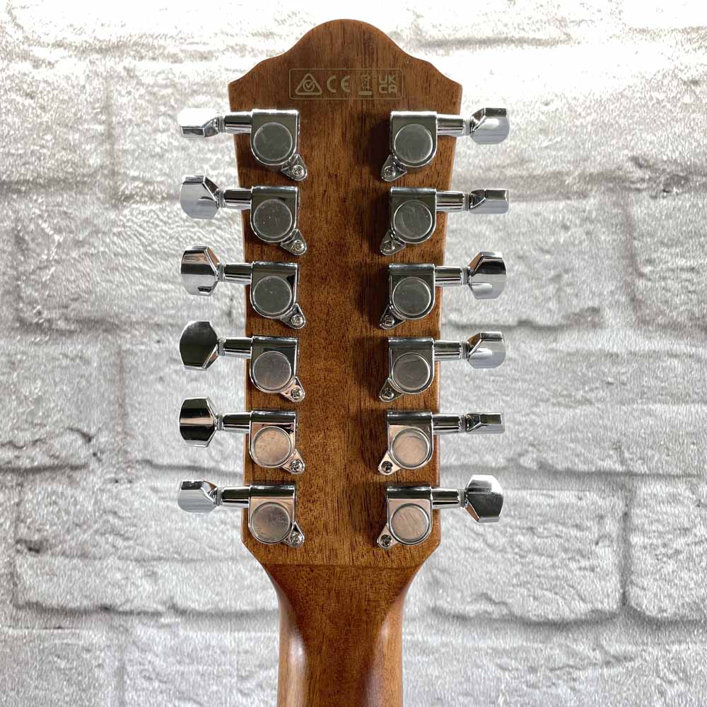 Used:  Ibanez AEG5012-DVH 12 String Acoustic Guitar - Dark Violin Sunburst