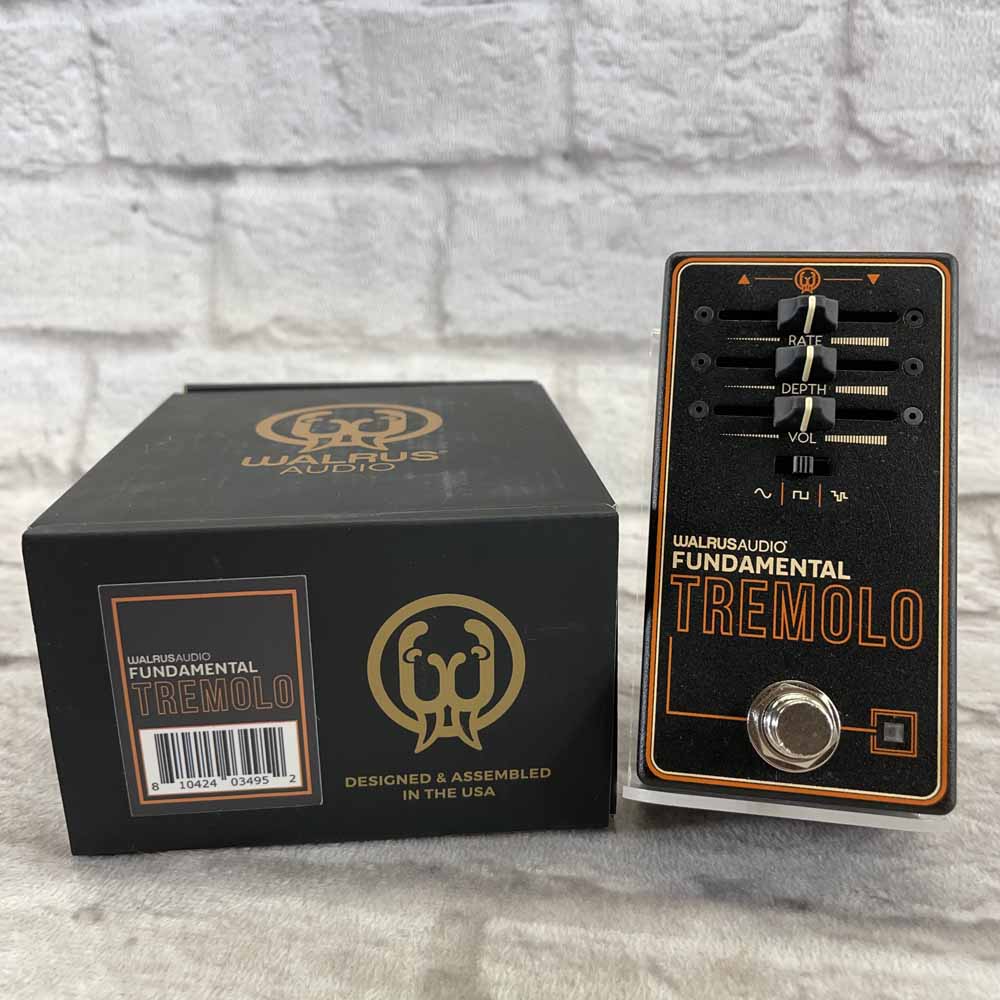 Used:  Walrus Audio Fundamental Tremolo Pedal