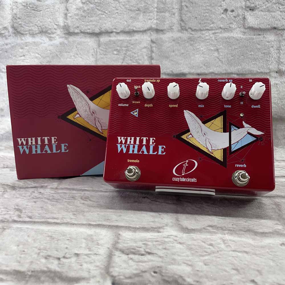 Used:  Crazy Tube Circuits White Whale Analog Spring Reverb / Tremolo V1