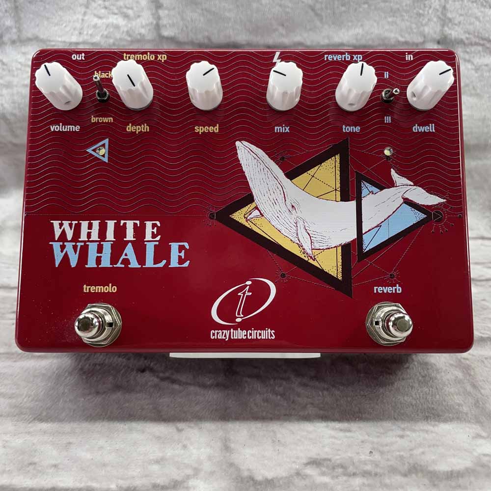 Used:  Crazy Tube Circuits White Whale Analog Spring Reverb / Tremolo V1