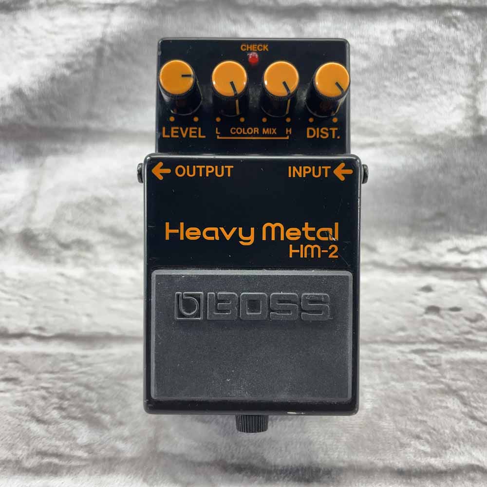 Used:  Boss Heavy Metal HM-2 Distortion Pedal