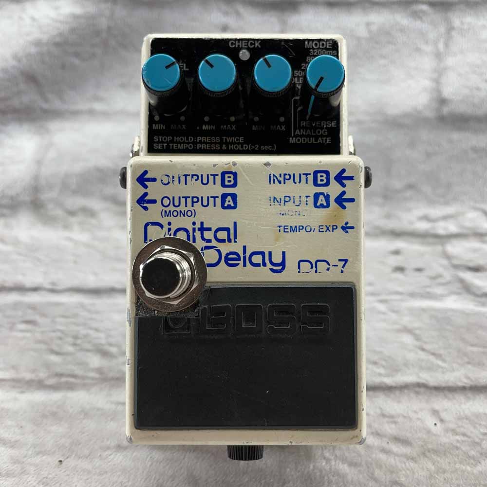 Used:  Dynox Modded Boss DD-7 w/tap tempo