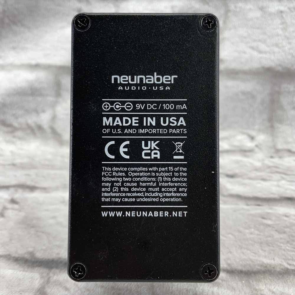 Used:  Neunaber Audio Wet Reverb Pedal V5