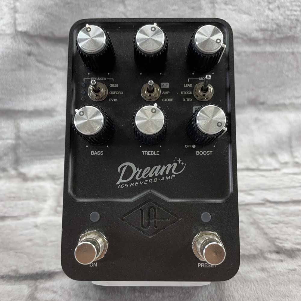 Used:  Universal Audio Dream ’65 Reverb Amplifier Pedal