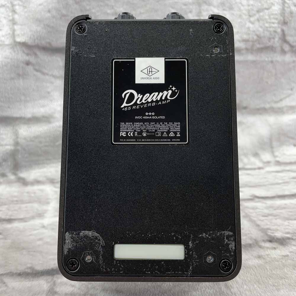 Used:  Universal Audio Dream ’65 Reverb Amplifier Pedal