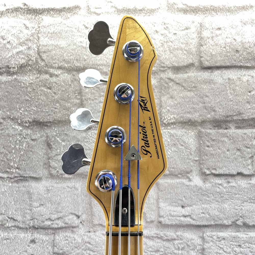 Used:  Peavey Patriot Bass Guitar - Natural