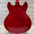 Used:  Vester 335 Style Semi-Hollowbody Guitar - Cherry Red