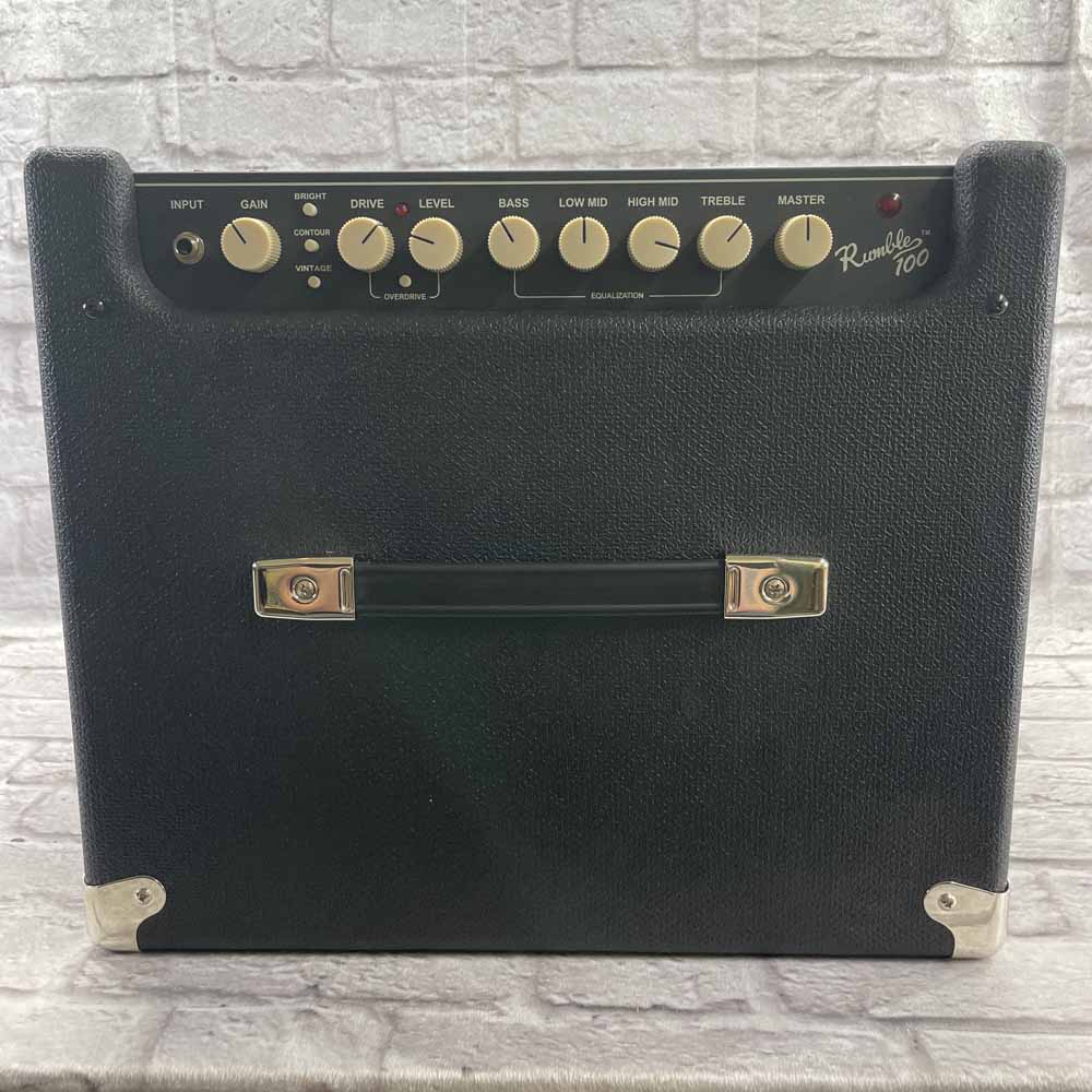 Used:  Fender Rumble 100 V3 Bass Combo Amplifier