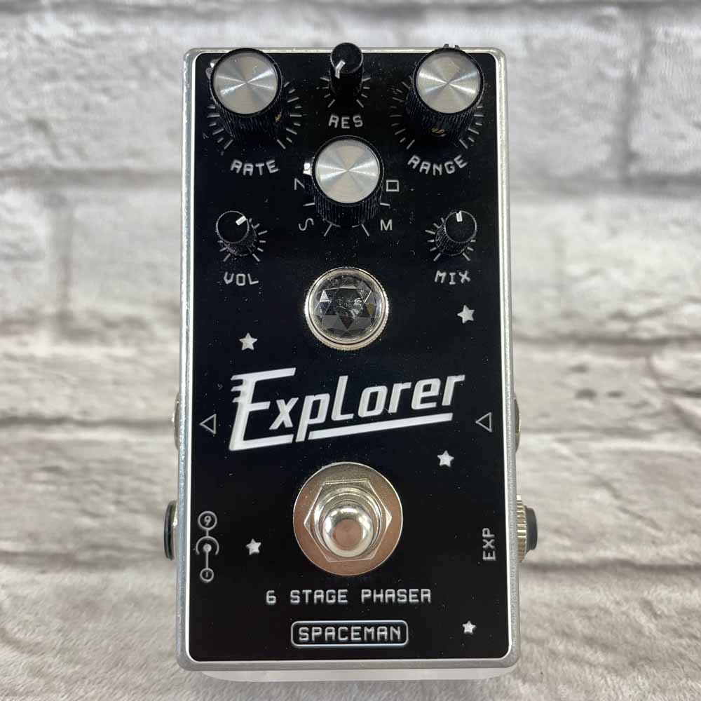 Used:  Spaceman Effects Explorer 6 Stage Phaser Pedal