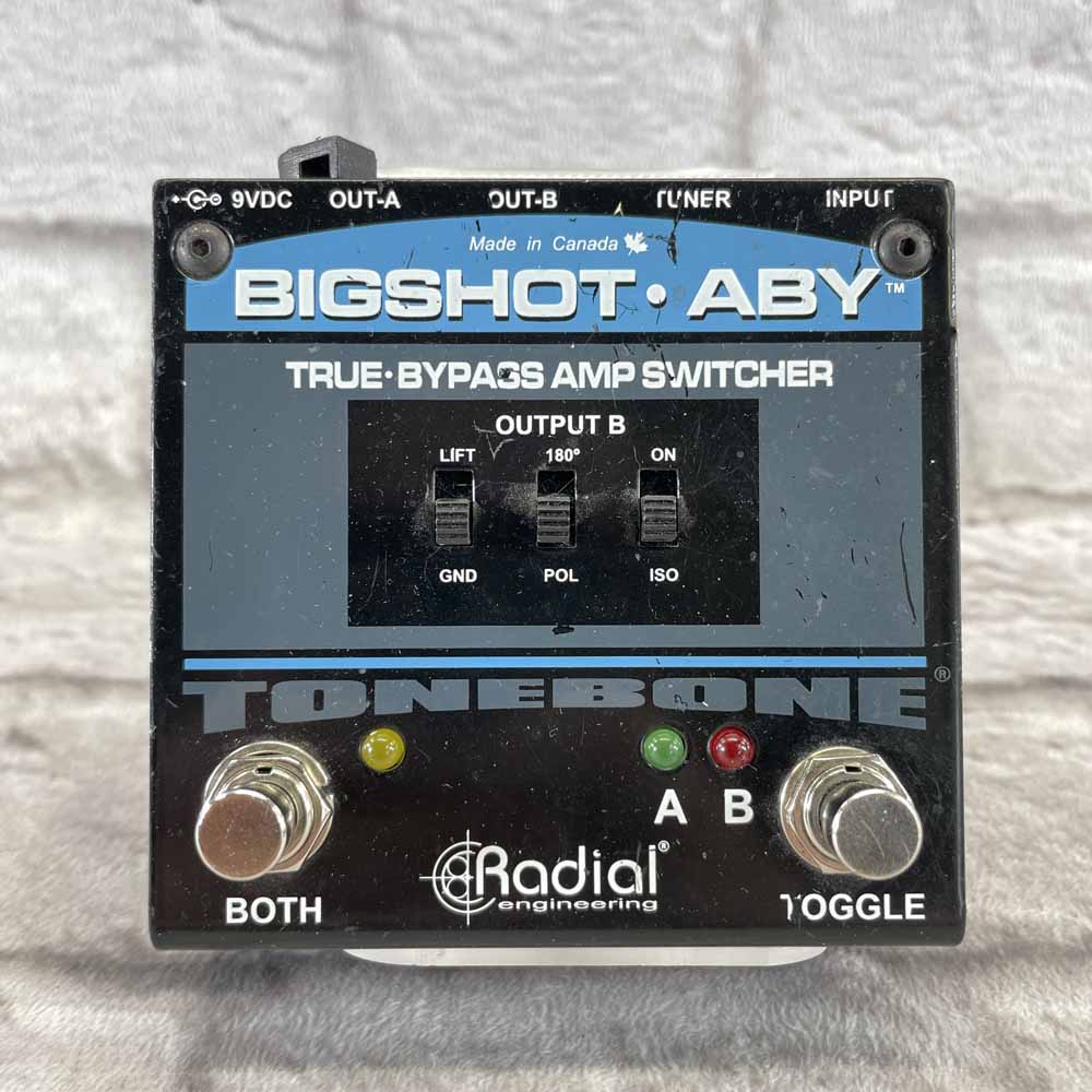 Used:  Radial Engineering BigShot ABY True-Bypass Switcher