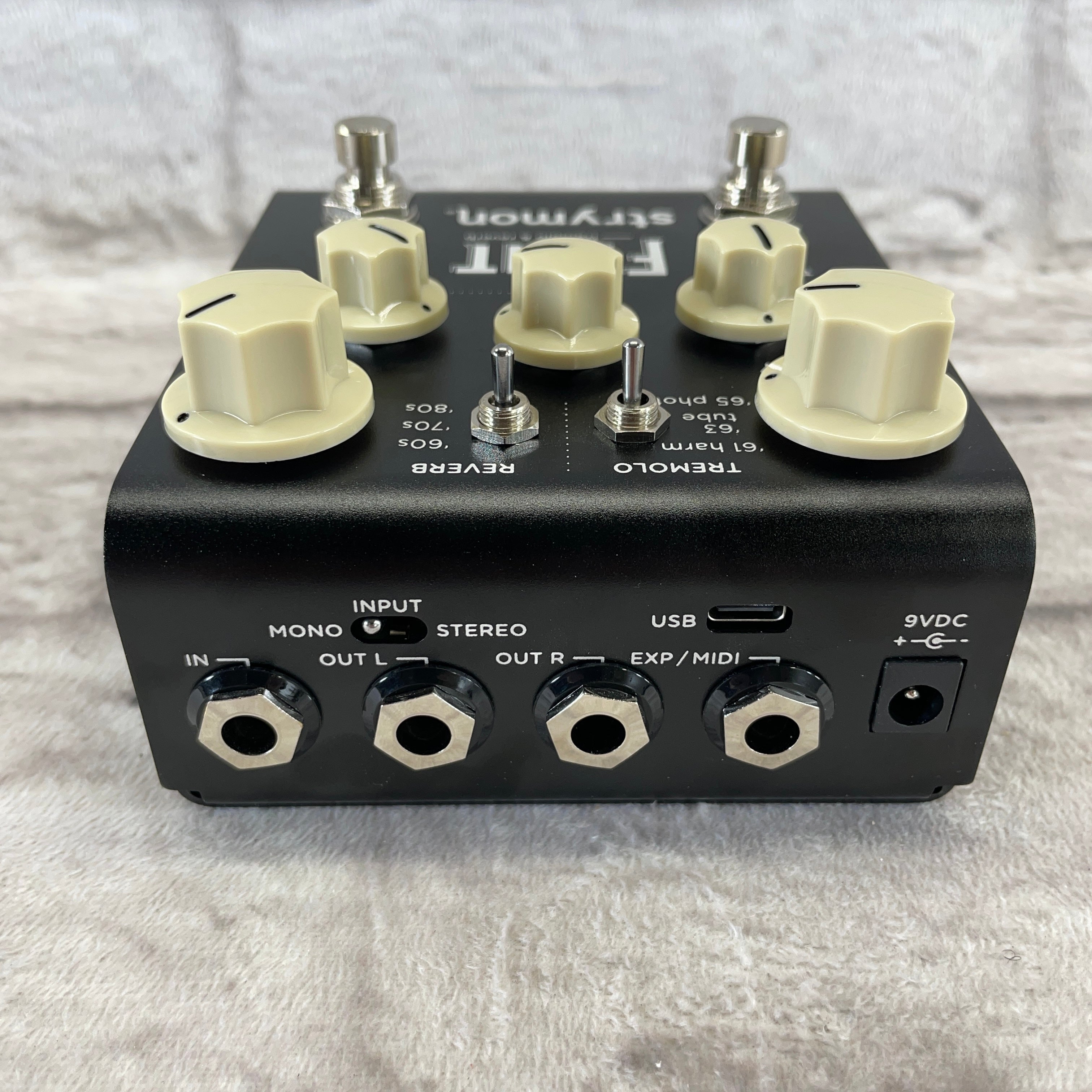 Used:  Strymon Flint V2 Tremolo and Reverb Effect Pedal