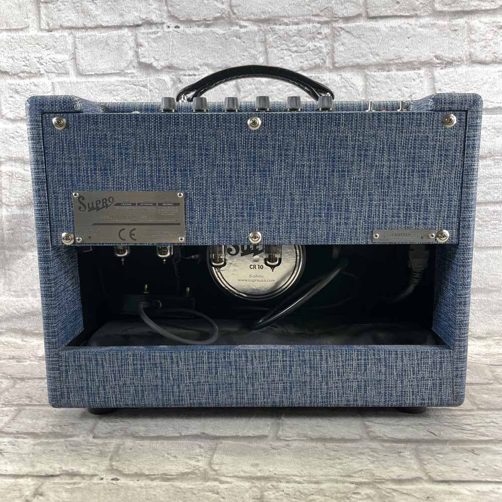 Used:  Supro Tremo-Verb 1622T 1x10" Combo Amp