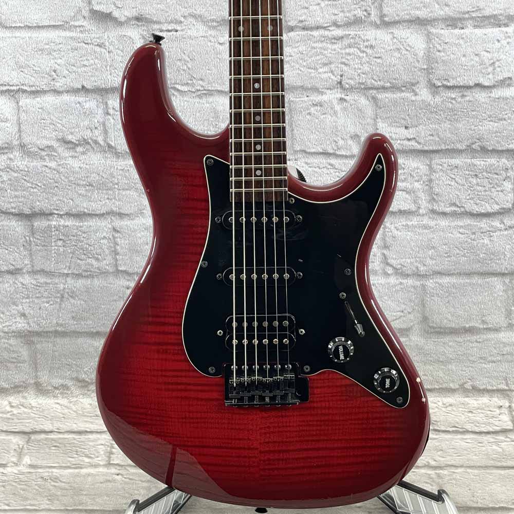 Used:  Fernandes Guitars Retrorocket Electric Guitar - Transparent Red