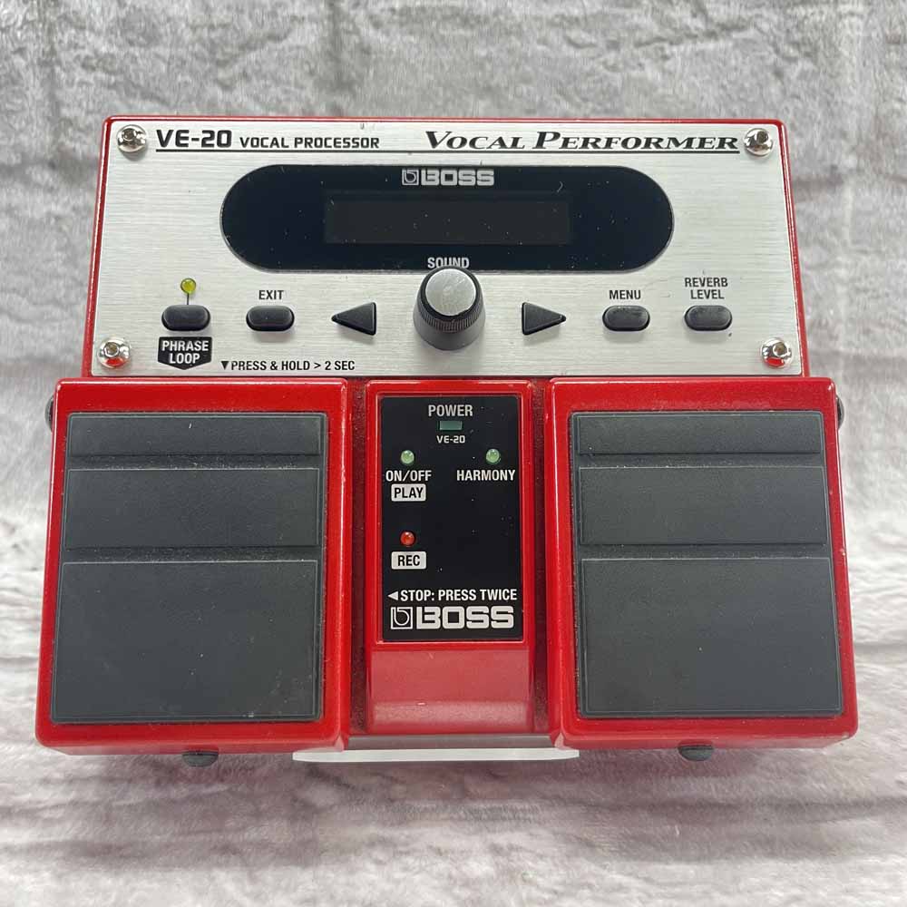 Used:  Boss VE-20 Vocal Performer Pedal