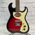 Used:   TeleStar Mona Black & Red Sparkle Electric Guitar w/ Amp in Case