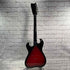 Used:   TeleStar Mona Black & Red Sparkle Electric Guitar w/ Amp in Case