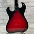 Used:   TeleStar Mona Black & Red Sparkle Electric Guitar w/ Amp in Case