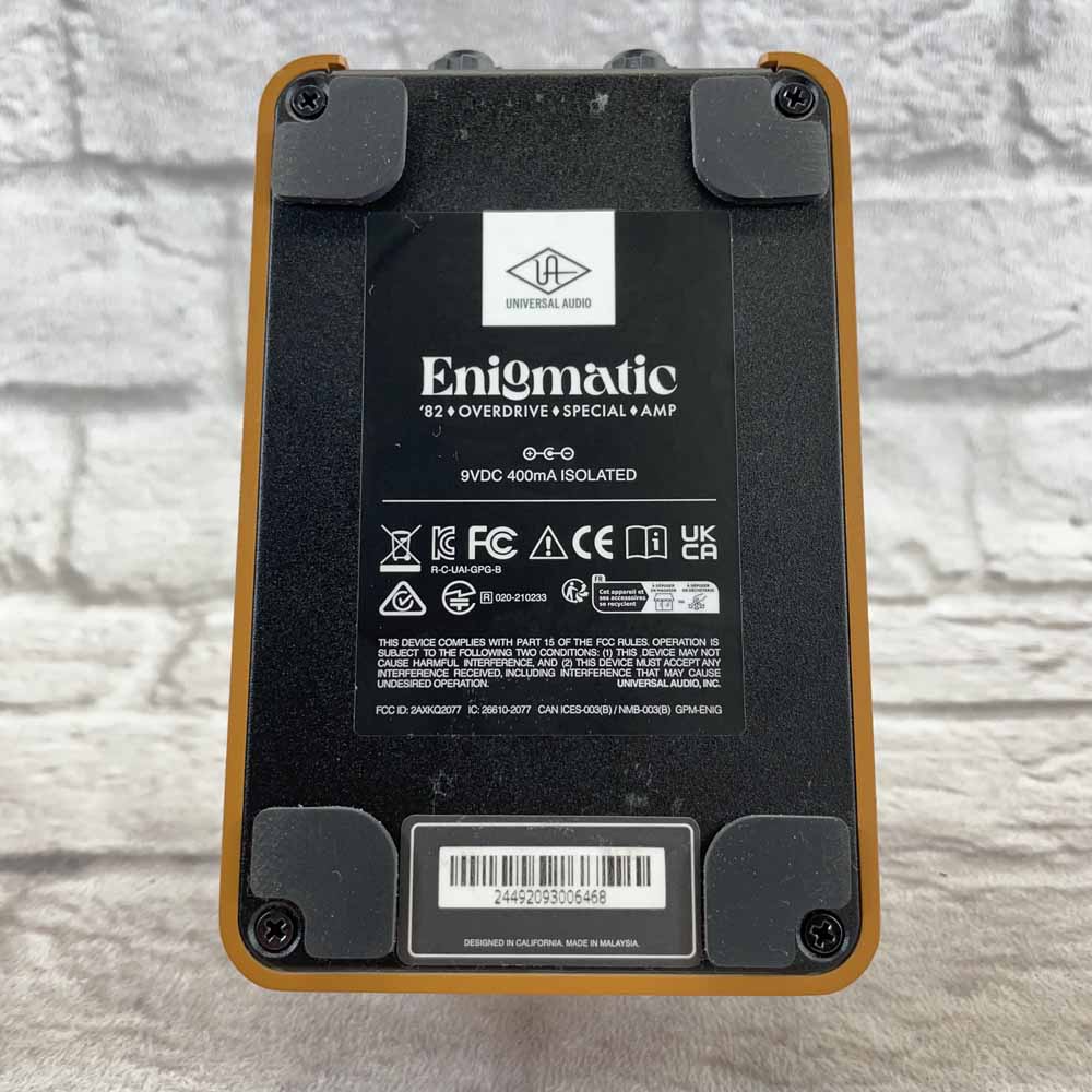 Used:  Universal Audio Enigmatic '82 Overdrive Special Amp Pedal