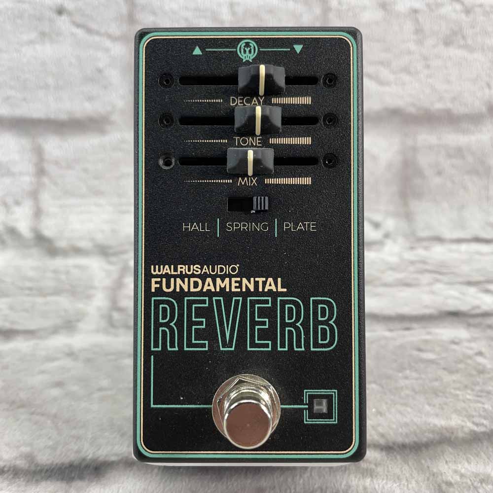 Used:  Walrus Audio Fundamental Series Reverb Pedal