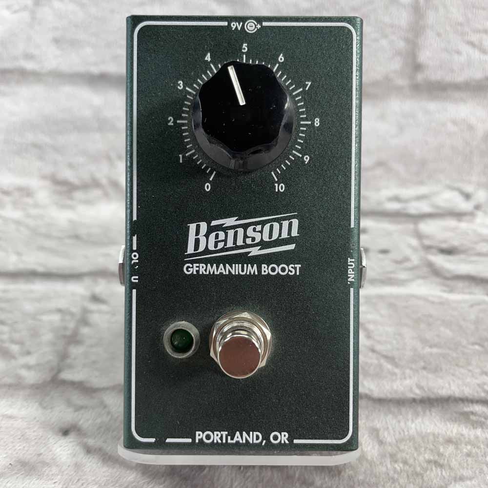 Used:  Benson Amps Germanium Boost Pedal