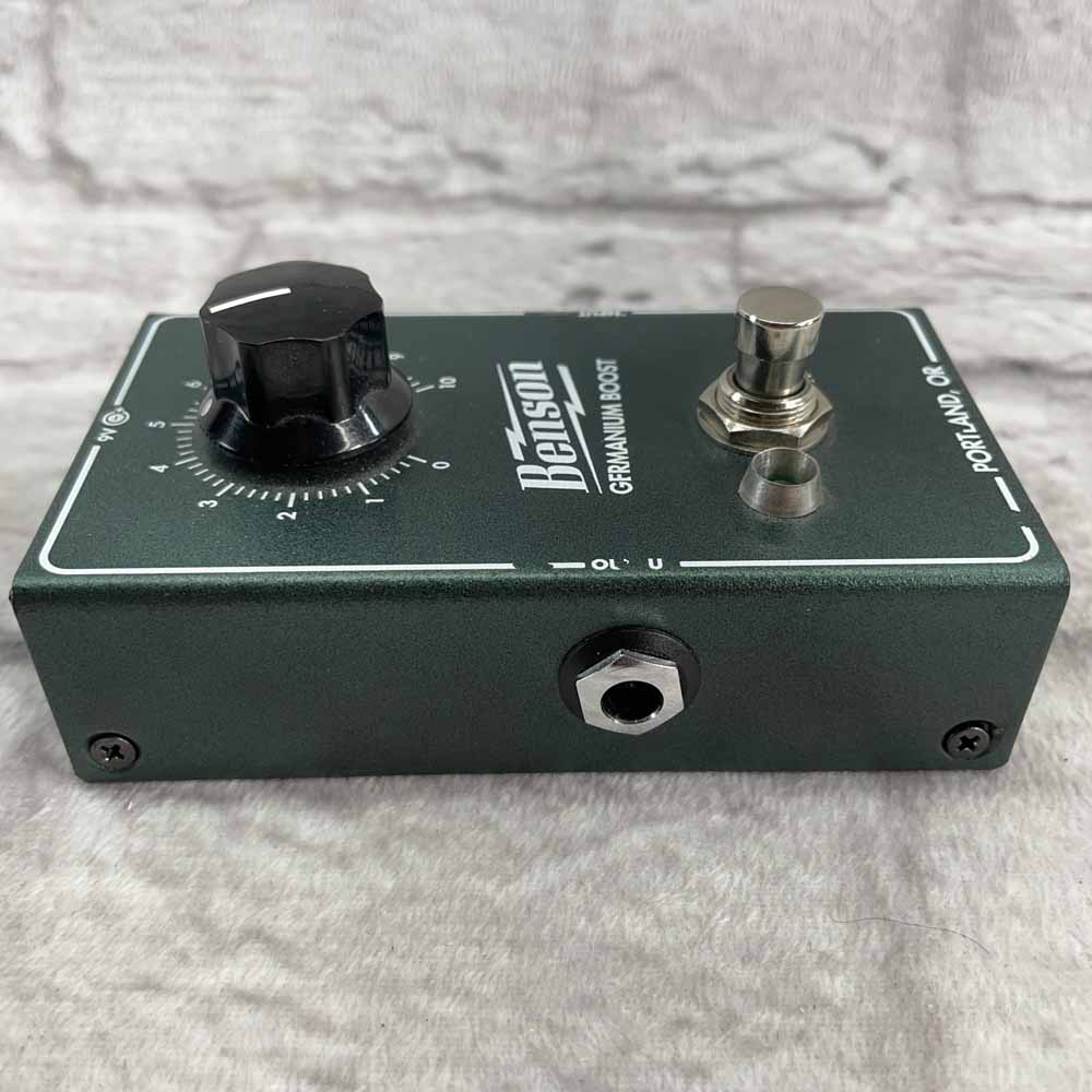 Used:  Benson Amps Germanium Boost Pedal