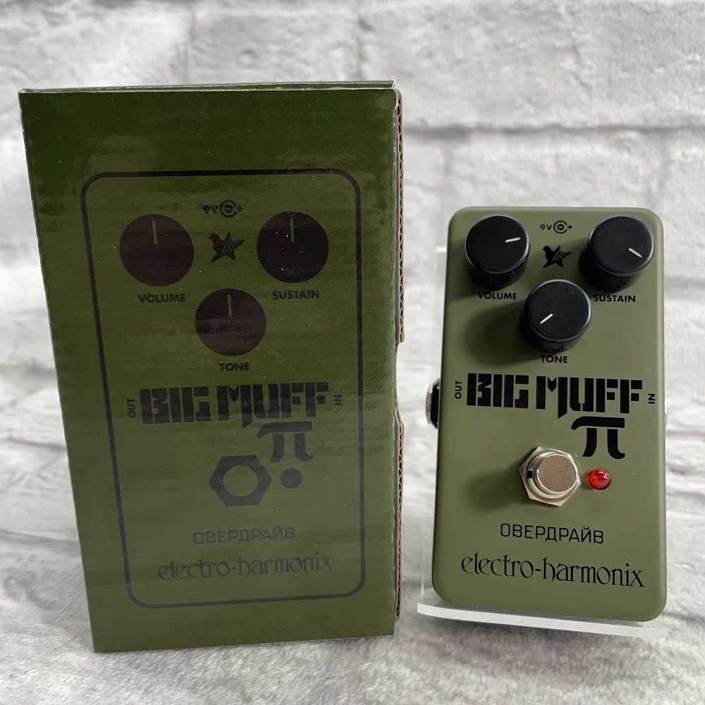 Used:  Electro-Harmonix Green Russian Big Muff Pi Reissue