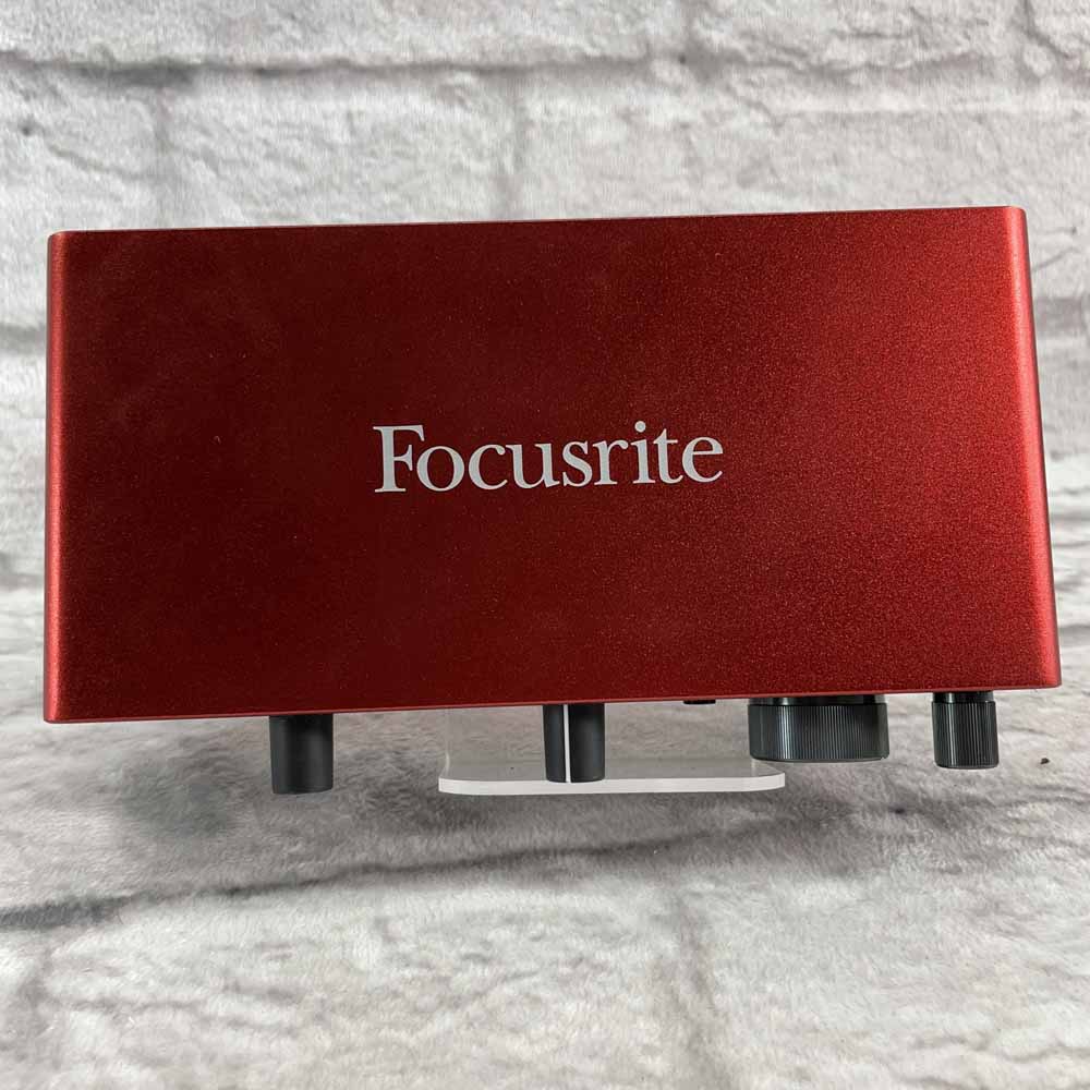 Used:  Focusrite Scarlett 2i2 3rd Gen USB Audio Interface