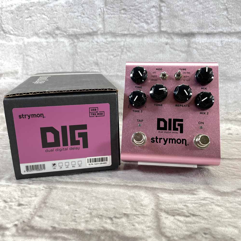 Used:  Strymon DIG Delay Pedal V2