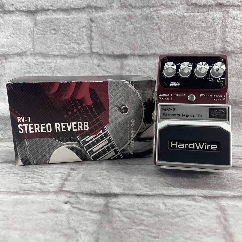 Used:  Hardwire RV-7 Stereo Reverb Pedal