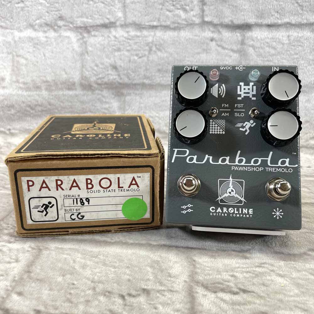 Used:  Caroline Guitar Company Parabola Solid State Tremolo Pedal