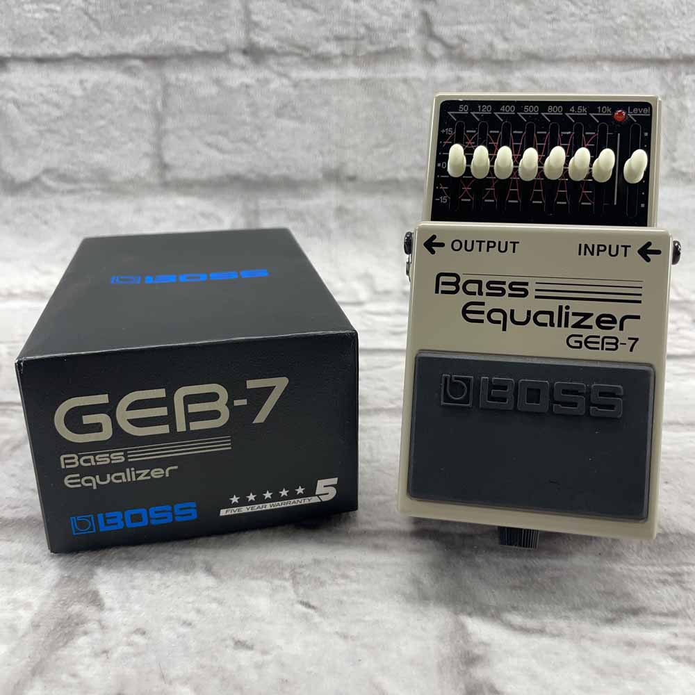 Used:  Boss GEB-7 Bass Equalizer