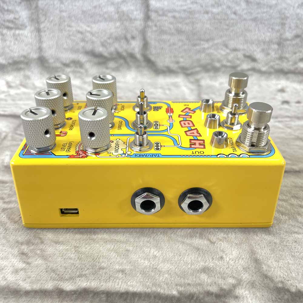Used:  Chase Bliss Habit Delay Pedal
