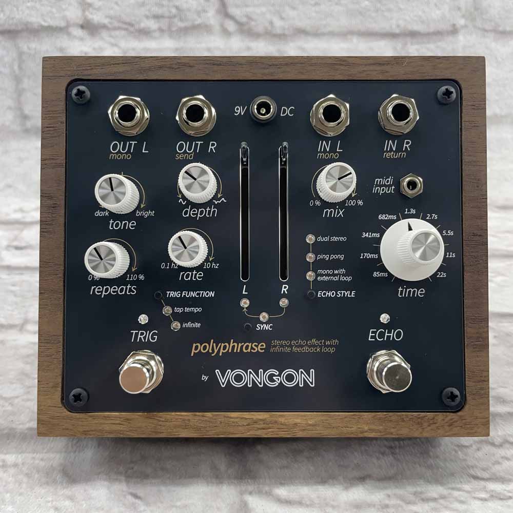 Used:  Vongon Polyphrase Stereo Echo Effect