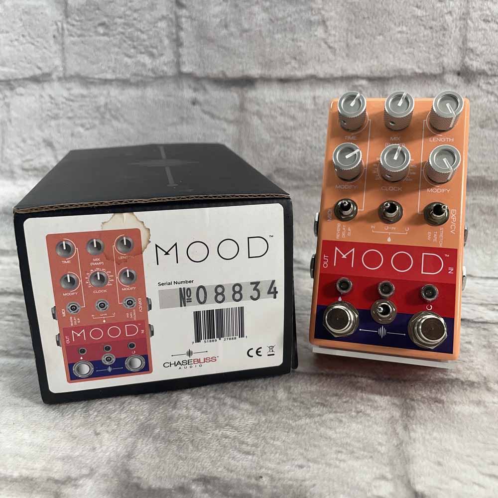 Used:  Chase Bliss Mood Multi-Effect Pedal