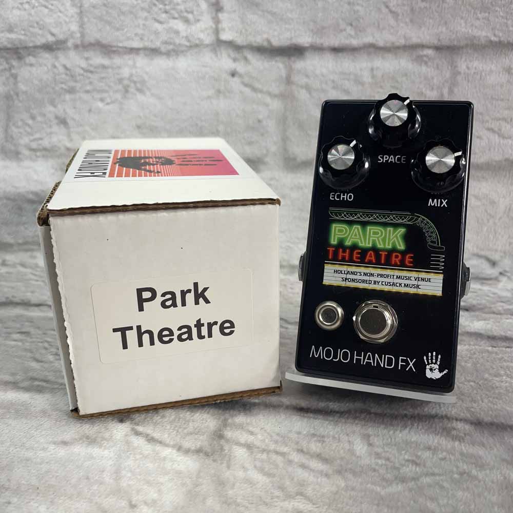 Used:  Mojo Hand FX Park Theatre Delay/Reverb Effects Pedal