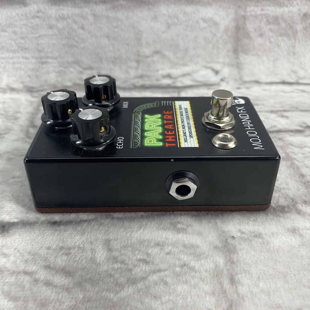 Used:  Mojo Hand FX Park Theatre Delay/Reverb Effects Pedal