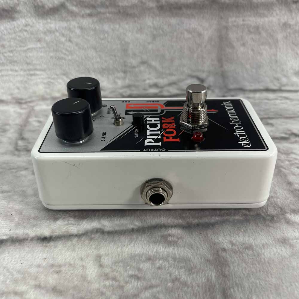 Used:  Electro-Harmonix Pitch Fork Polyphonic Pitch Shifter Effects Pedal