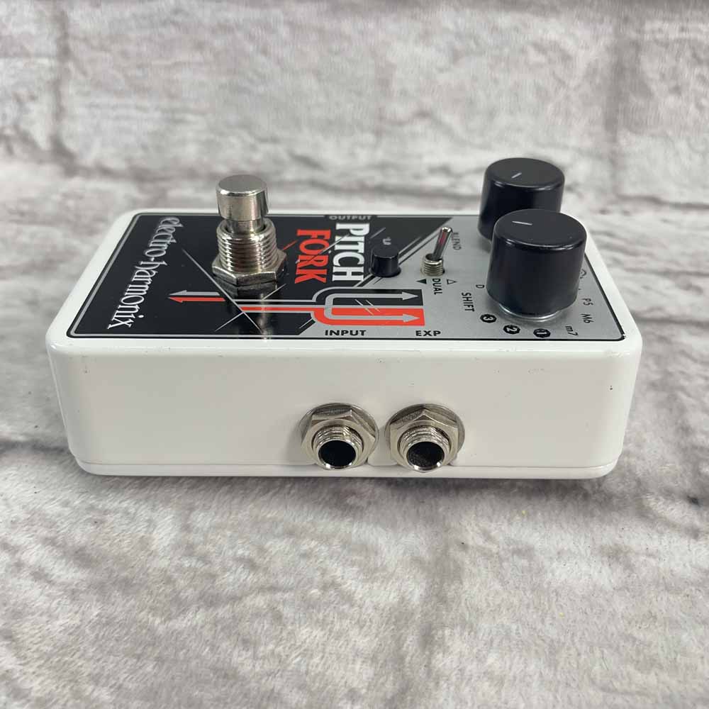 Used:  Electro-Harmonix Pitch Fork Polyphonic Pitch Shifter Effects Pedal