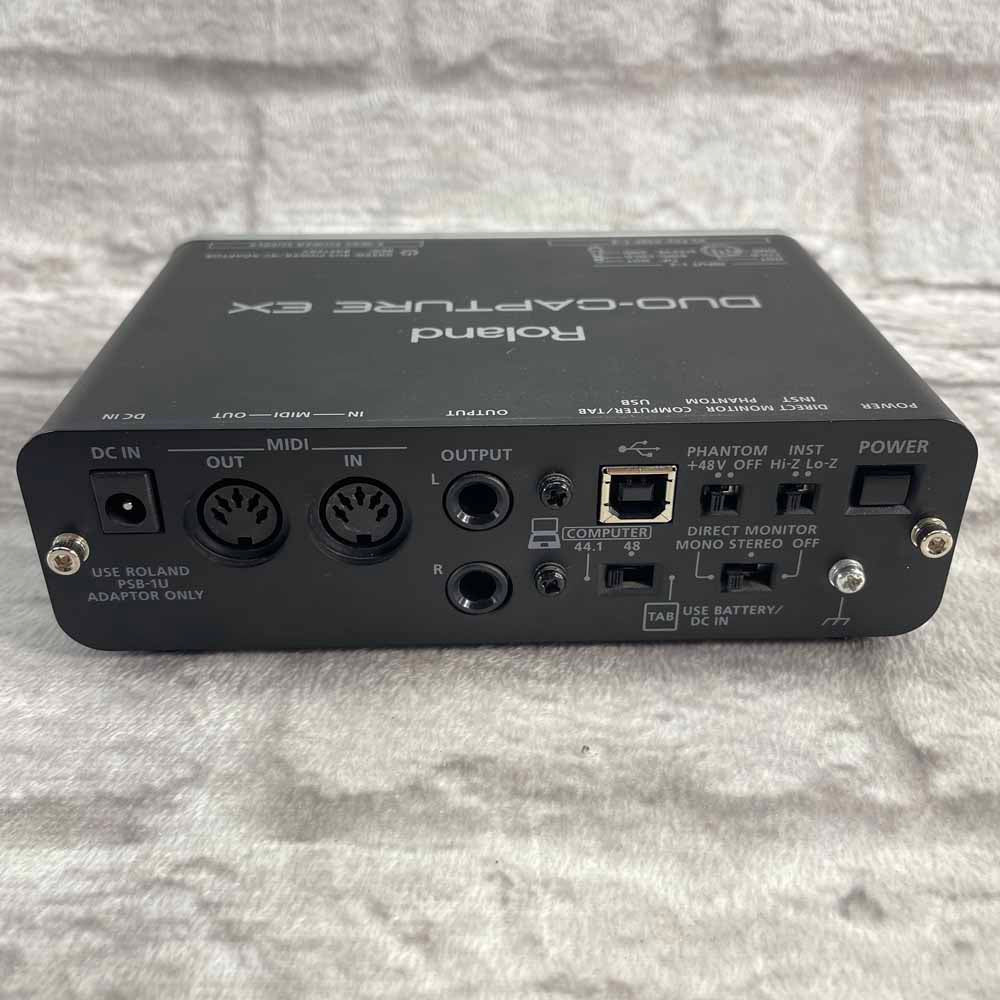 Used:  Roland Duo Capture EX USB Audio Interface