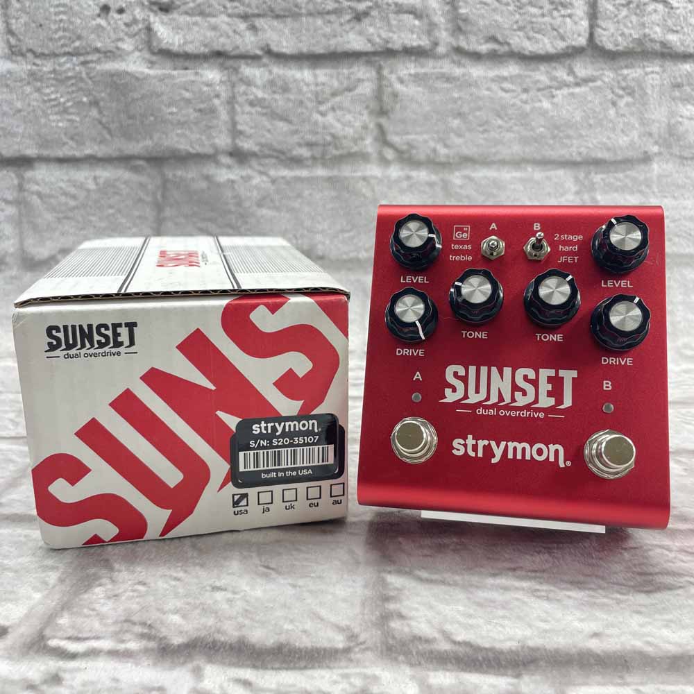 Used:  Strymon Sunset Dual Overdrive Pedal