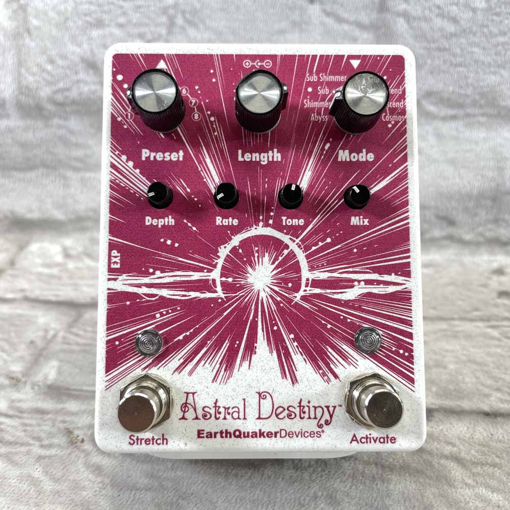 Used:  EarthQuaker Devices Astral Destiny Octave Reverb Pedal