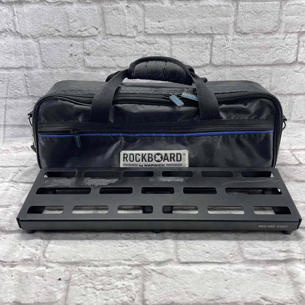 Used:  Rockboard Duo 2.1 Pedalboard and Soft Carry Bag