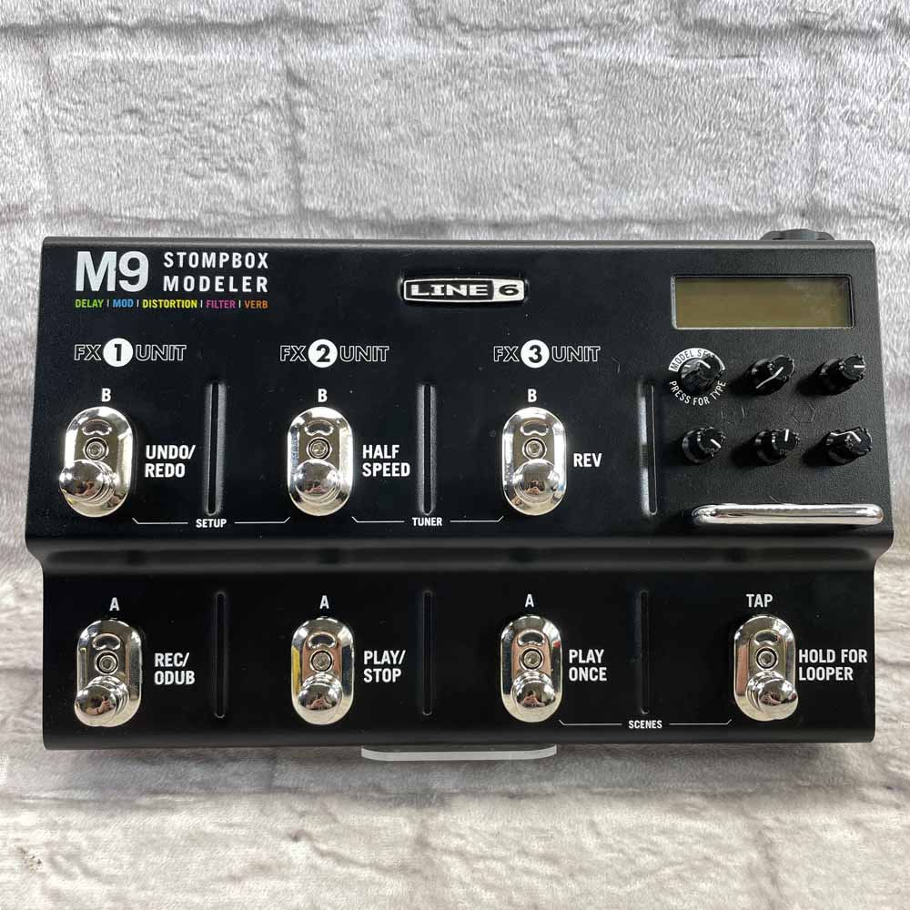 Used:  Line 6 M9 Stompbox Modeler