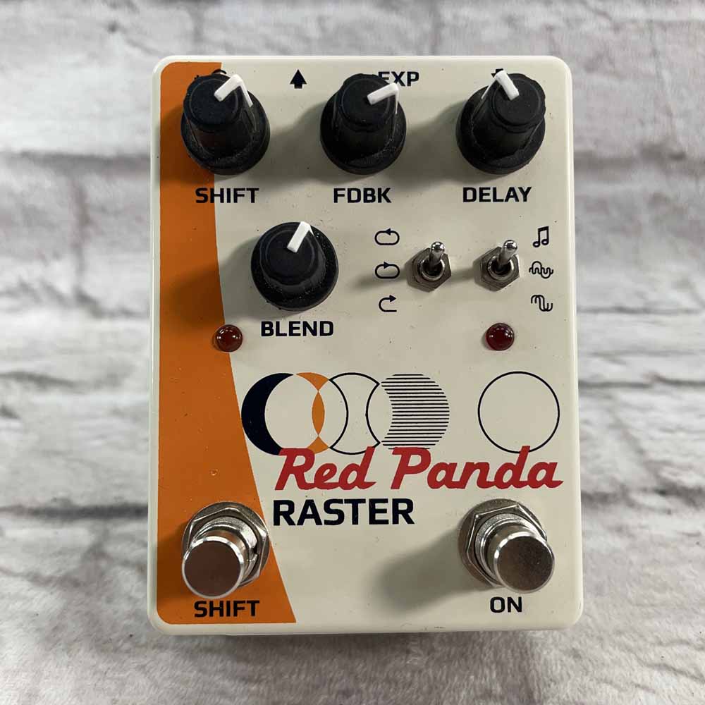 Used:  Red Panda Raster 2015 Digital Delay - White