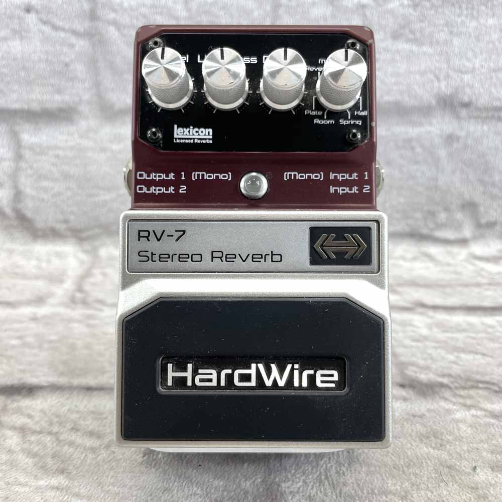 Used:  DigiTech Hardwire RV-7 Stereo Reverb Pedal